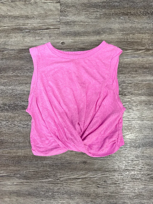 Athletic Tank Top By Free People In Pink, Size: M