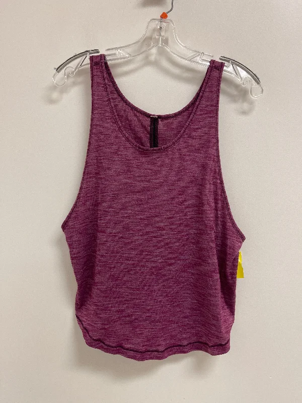 Athletic Tank Top By Lululemon In Purple, Size: S